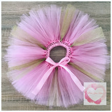 Load image into Gallery viewer, *Custom tutu set with glitter/specialty tulle