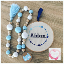Load image into Gallery viewer, Arrow personalised embroidered hanging hoop