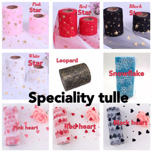 *Custom tutu set with glitter/specialty tulle