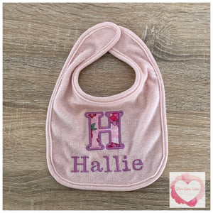 Hallie personalisation bib- ready to ship