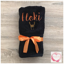 Load image into Gallery viewer, Embroidered personalised towel with picture
