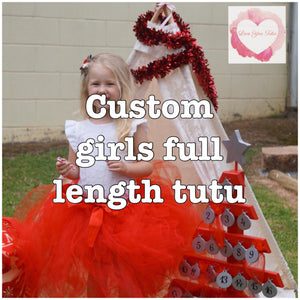 *Custom full length girls Tutu skirt