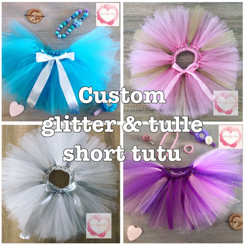 *Custom specialty tulle & tulle short Tutu skirt
