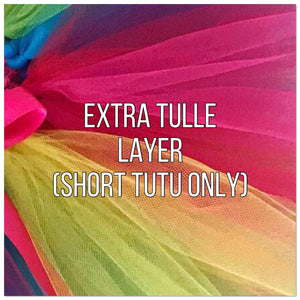 Extra tulle layer for short tutus only