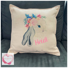 Load image into Gallery viewer, Personalised Bunny cushion
