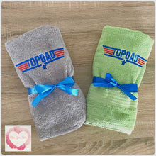 Load image into Gallery viewer, Embroidered TopDad towel