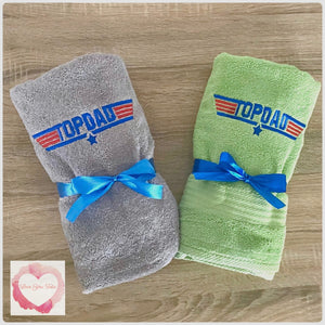 Embroidered TopDad towel