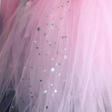 Load image into Gallery viewer, Pink &amp; sequin tulle short tutu skirt