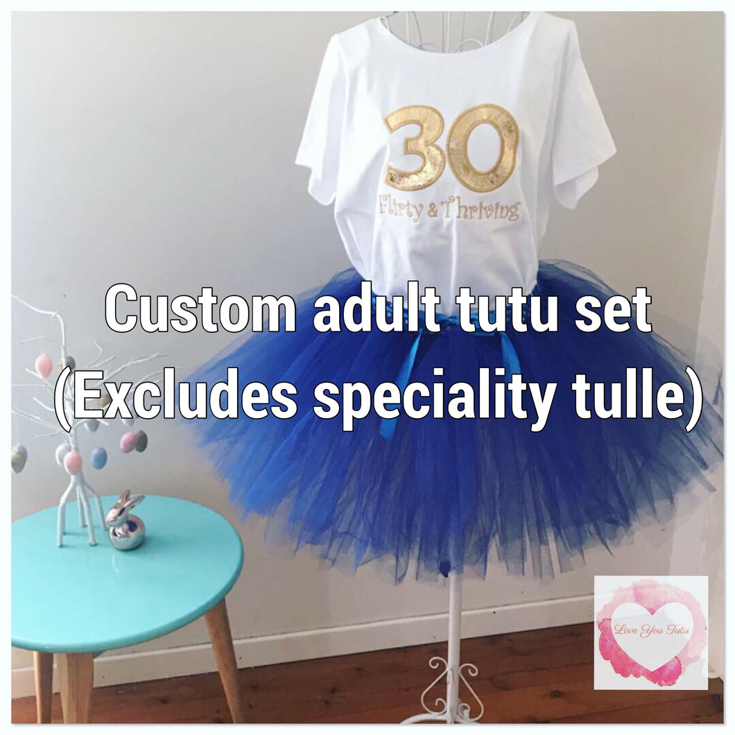 *Custom Adult tutu set