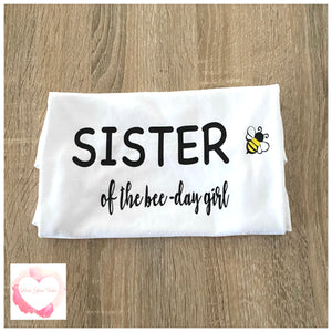 Sister of the bee-day girl design