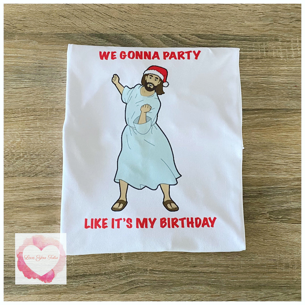 Party like it’s my birthday Ladies Christmas design