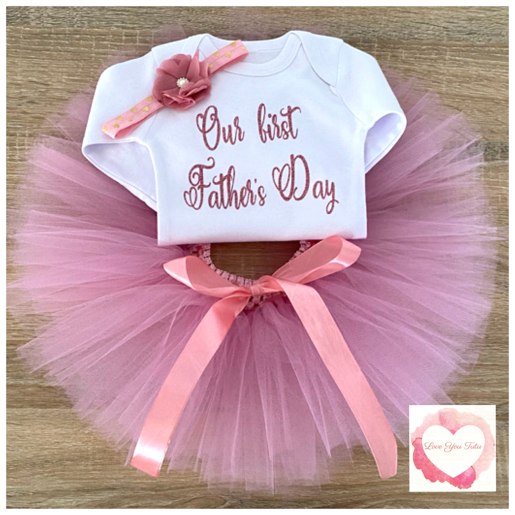 Our first Father’s Day tutu set