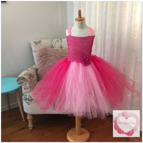 Fuchsia & pink Tutu dress