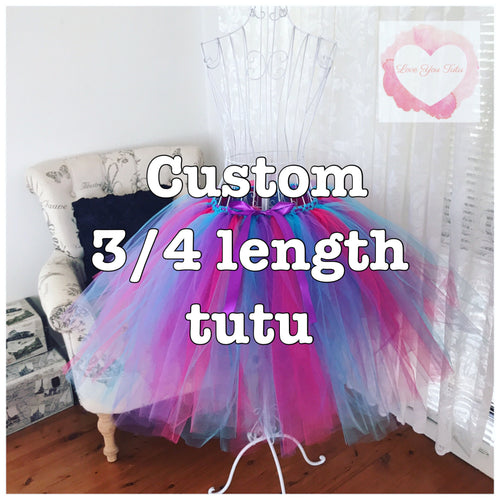 *Custom 3/4 length Tutu skirt