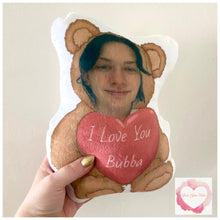 Load image into Gallery viewer, My face love bear pillow