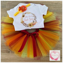 Load image into Gallery viewer, Printed thanks giving tutu set