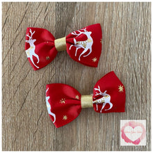 Load image into Gallery viewer, Christmas Bow hair clip sets