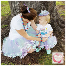 Load image into Gallery viewer, Mummy &amp; Me matching short ribbon trimmed tutus