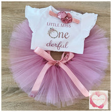 Load image into Gallery viewer, Boho one derful printed tutu set