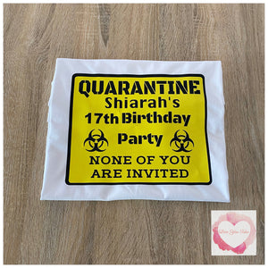 Adult ladies Quarantined Birthday design