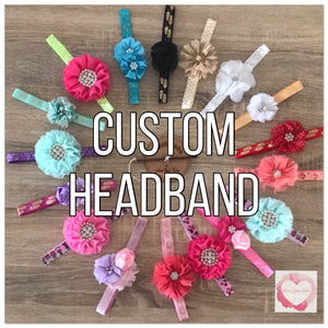 *Custom Headband