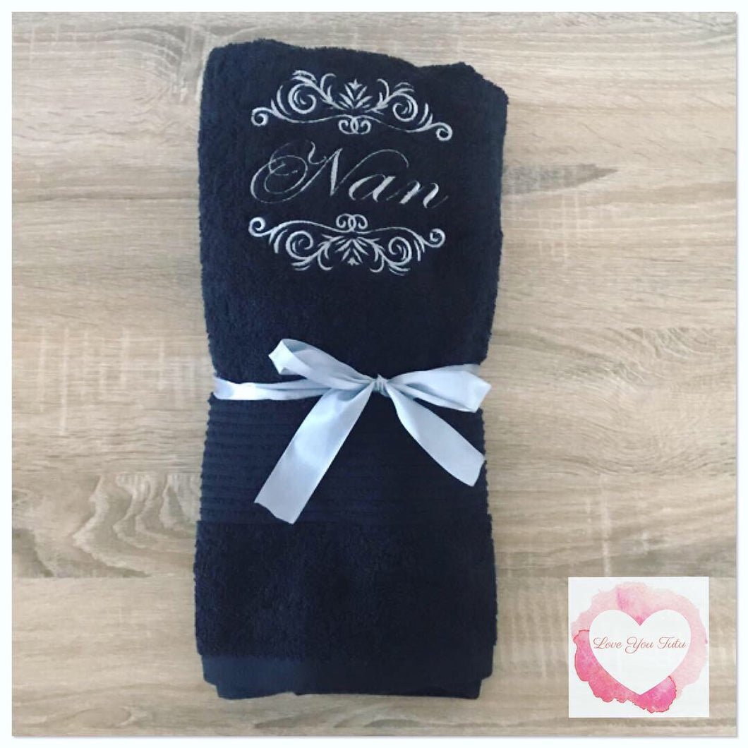 Embroidered Nan towel
