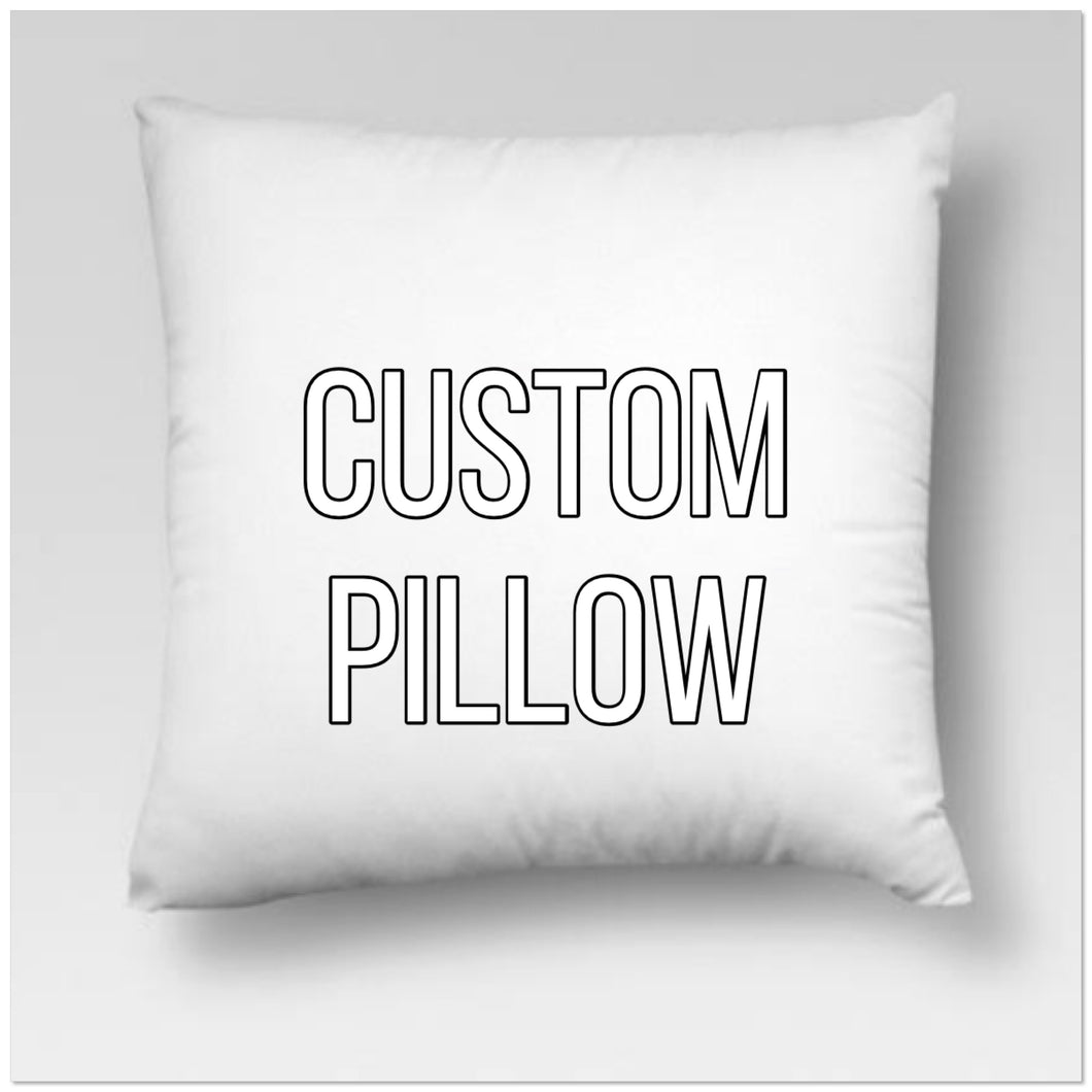 *Custom personalised cushion