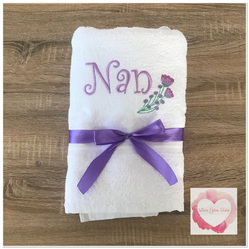 Embroidered Nan towel